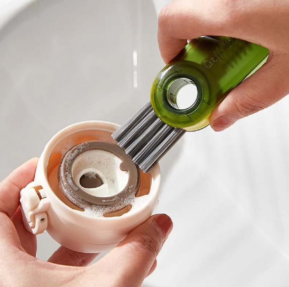 3-in-1 Cleaning Brush Set for Bottle, Cup, Lids & Straws – Multi-Use Cleaner Kit