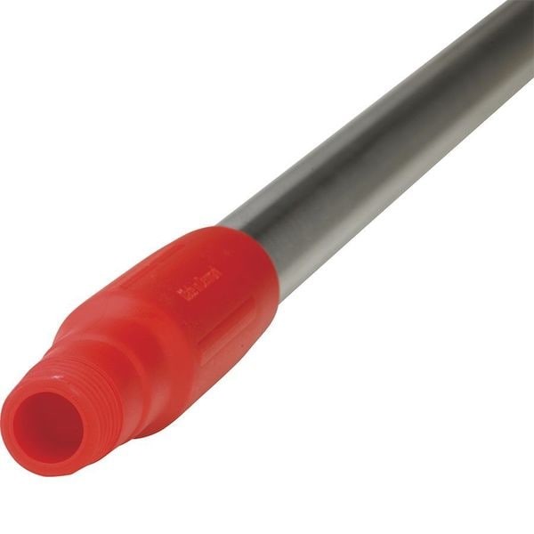 Vikan 29374 59″ Color Coded Handle, 1 1/4 In Dia, Red, Aluminum