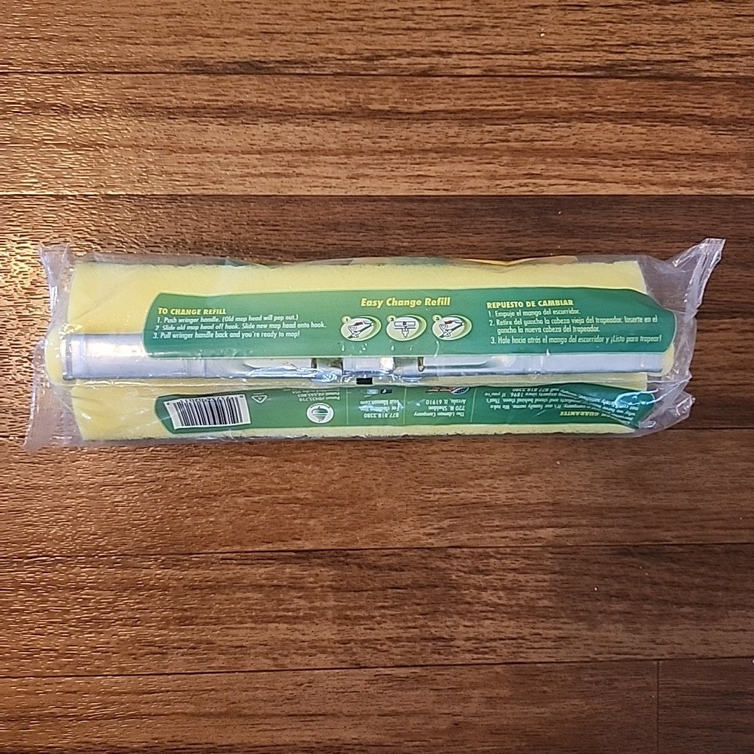 Libman Nitty Gritty 10 Inch Sponge Roller Mop Refill #02011 New Sealed
