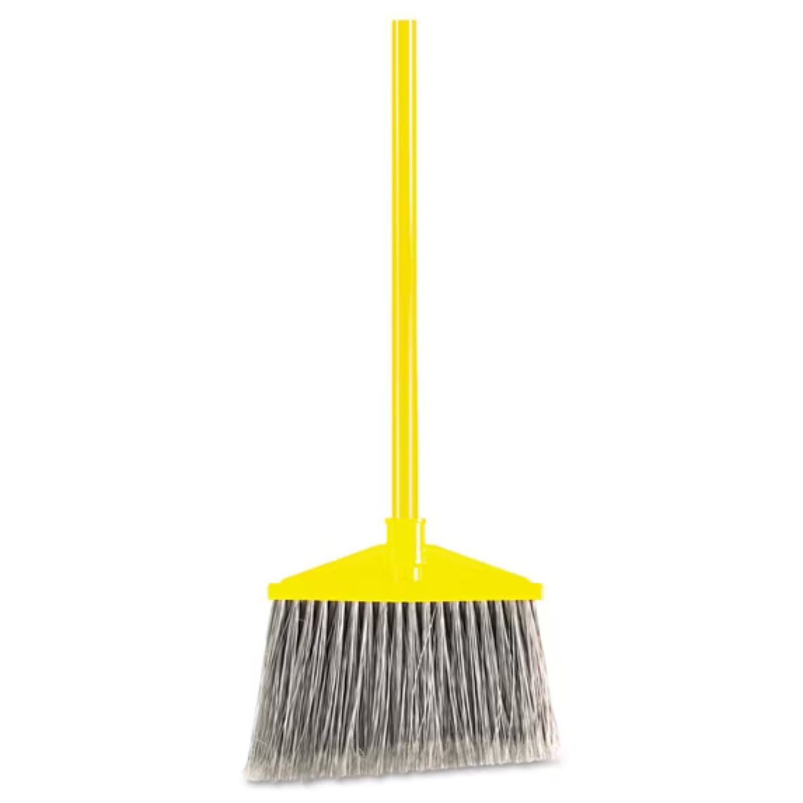 Rubbermaid Commercial Large Angled Push Broom with Metal Handle Indoor/Outdoor