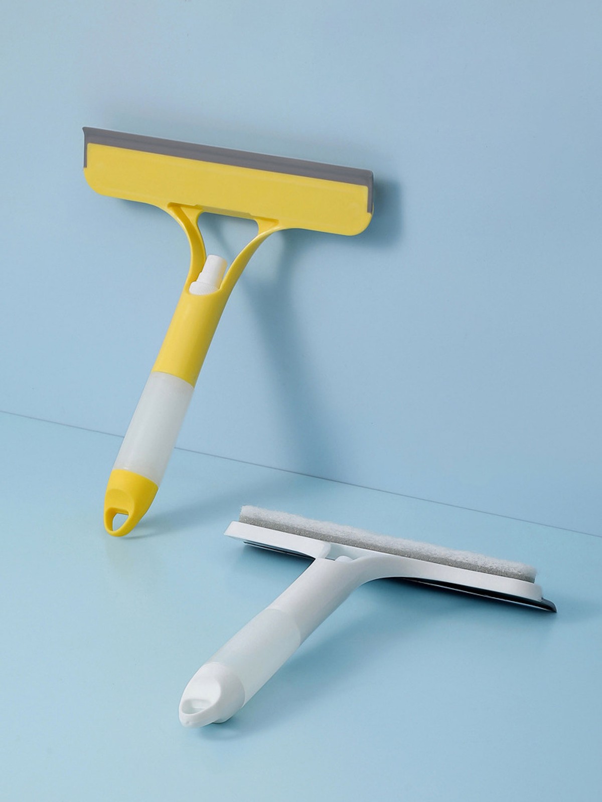 3 in 1 Spray Scraper Wipe Window Squeegee Glass Cleaner Shower Household Tools