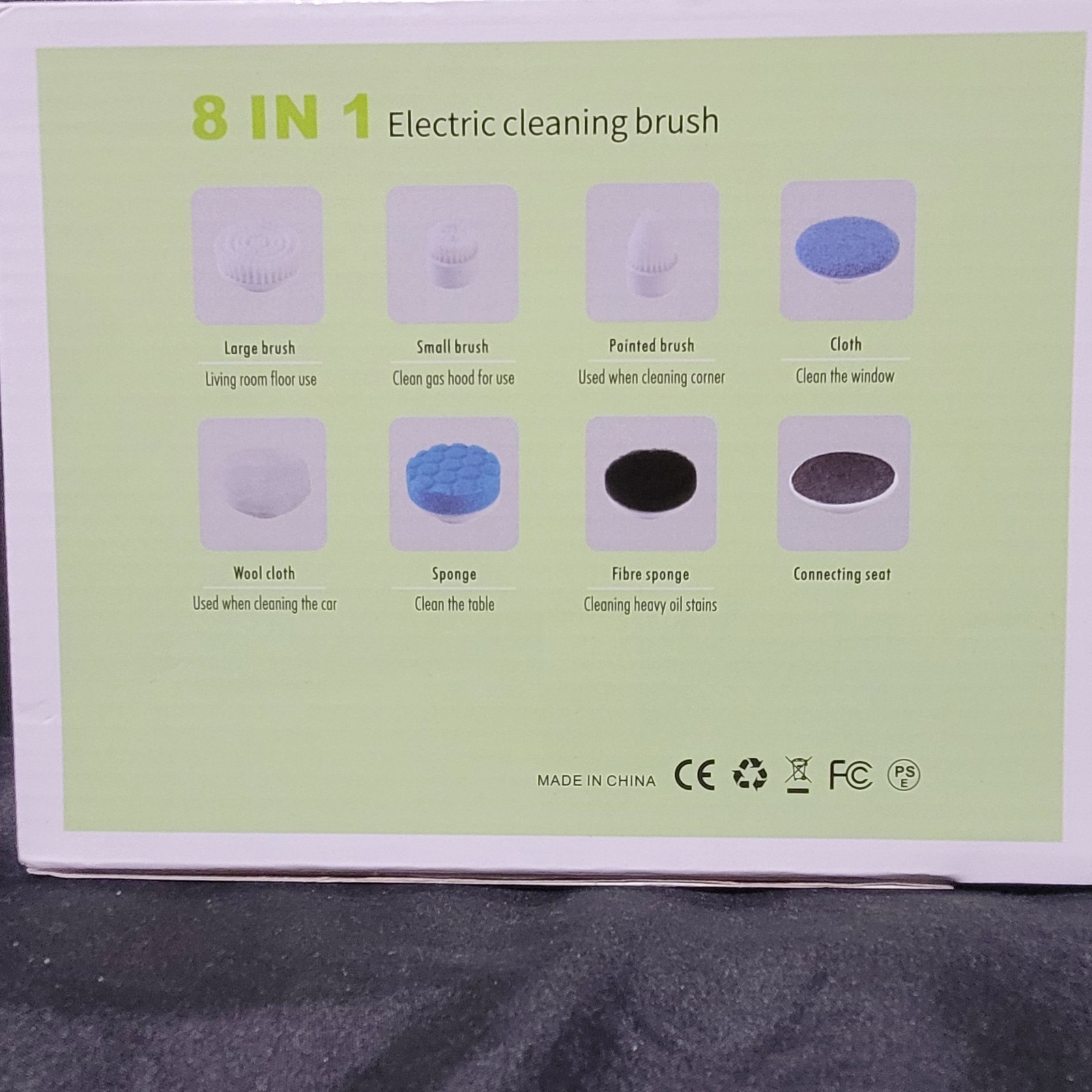 8 In 1 Electric Cleaning Brush (Sxt-160)