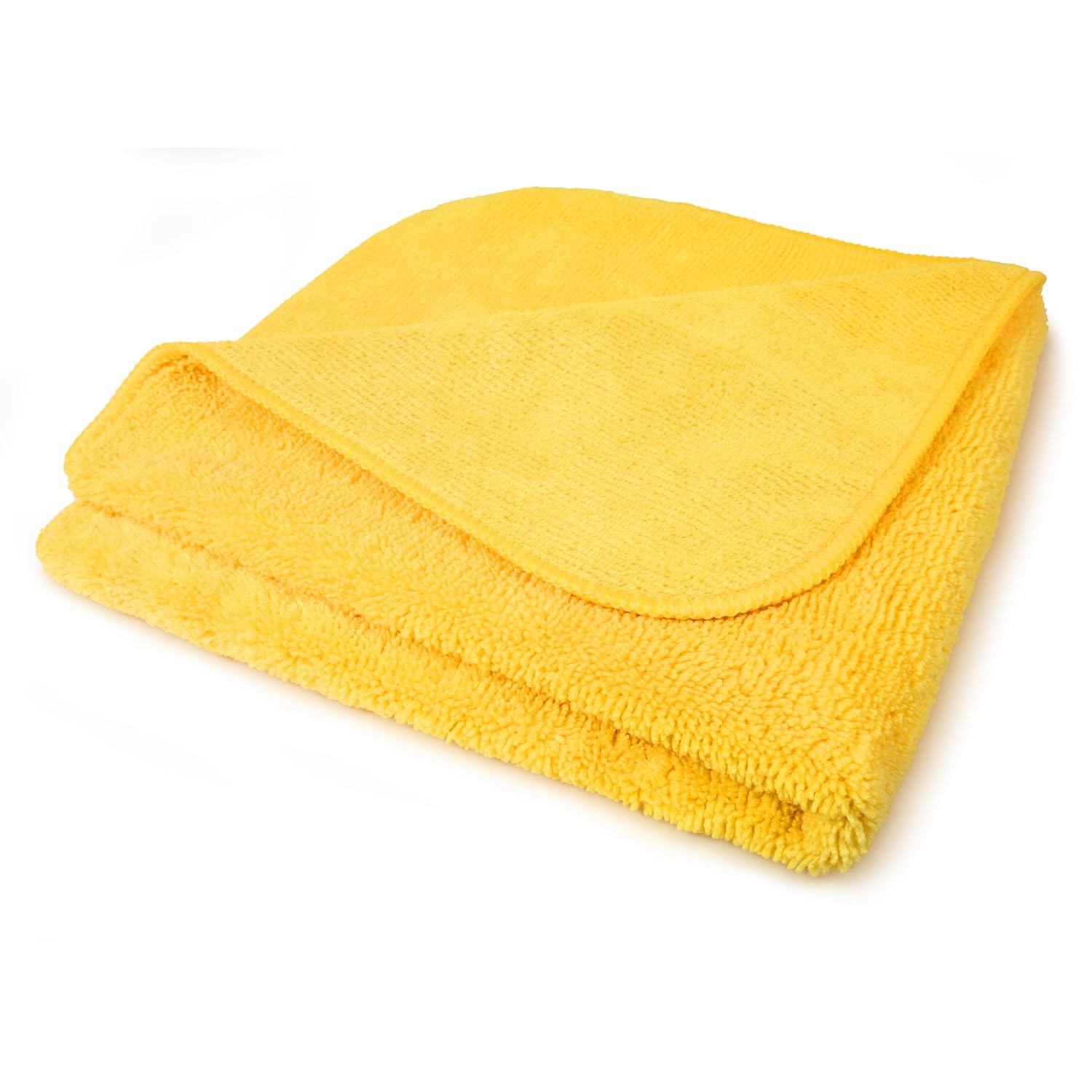 Mothers Premium Gold Microfiber Towels Pack of 12 16×16 Inch 400 GSM