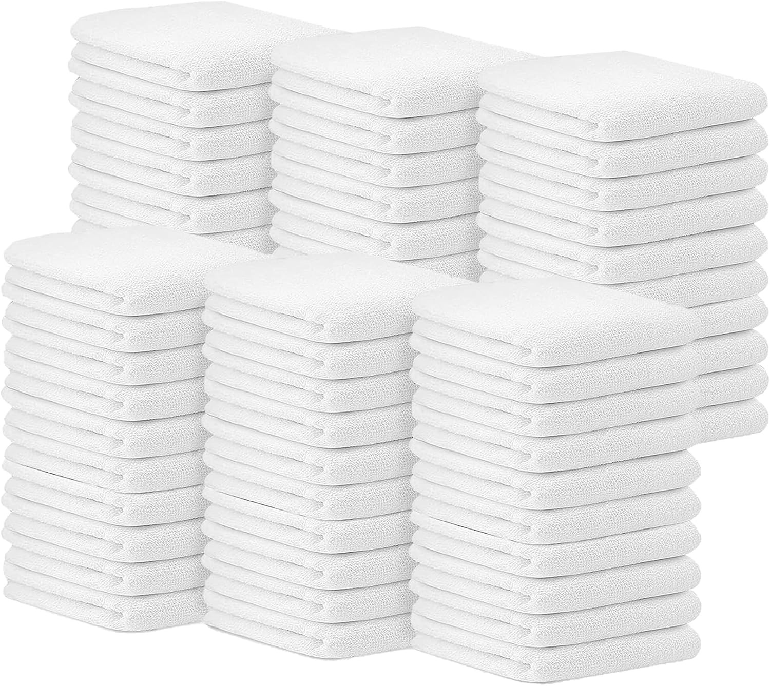 Bar Towels Pack of 60 14×17 Inch Cotton Absorbent Reusable Cleaning Rags