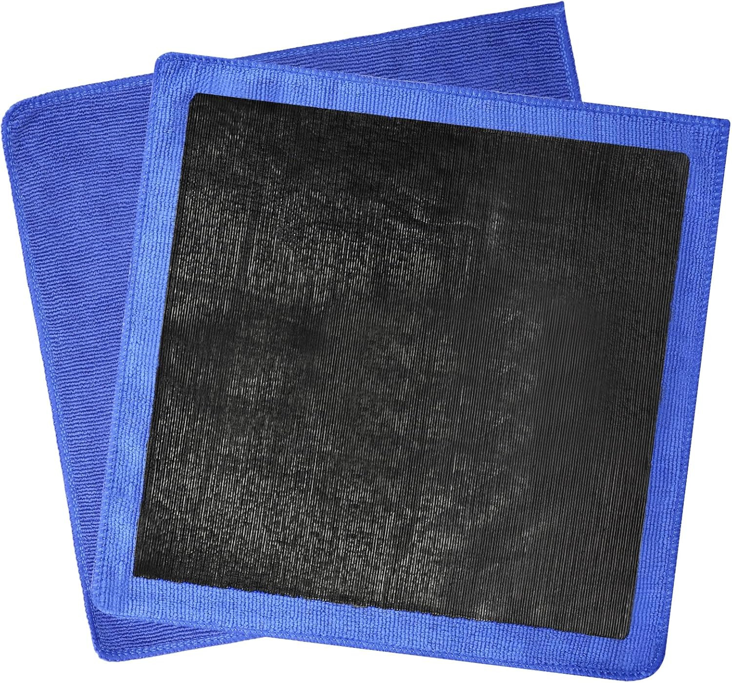 2 Pack Clay Towel 12 X 12 Inch, Blue Clay Bar Towel for Detailing | Clay Deconta