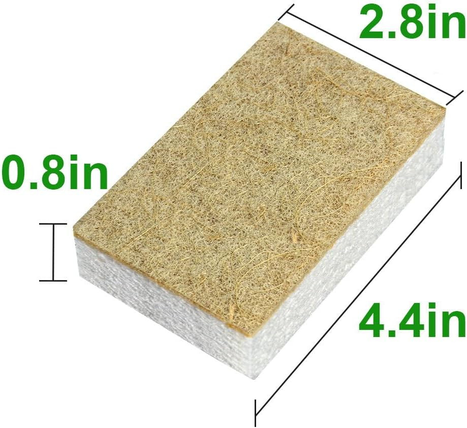 Natural Kitchen Sponge Compostable Kitchen Sponges Cellulose and Coconut Scrubbe