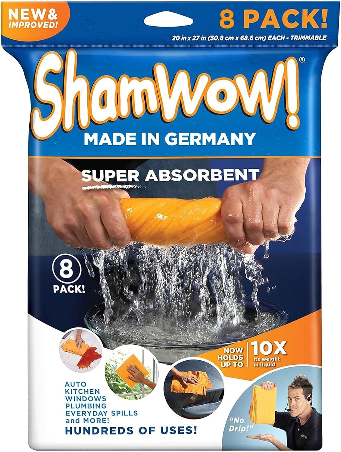Chamois Towel for Cars 8pk – Machine Washable