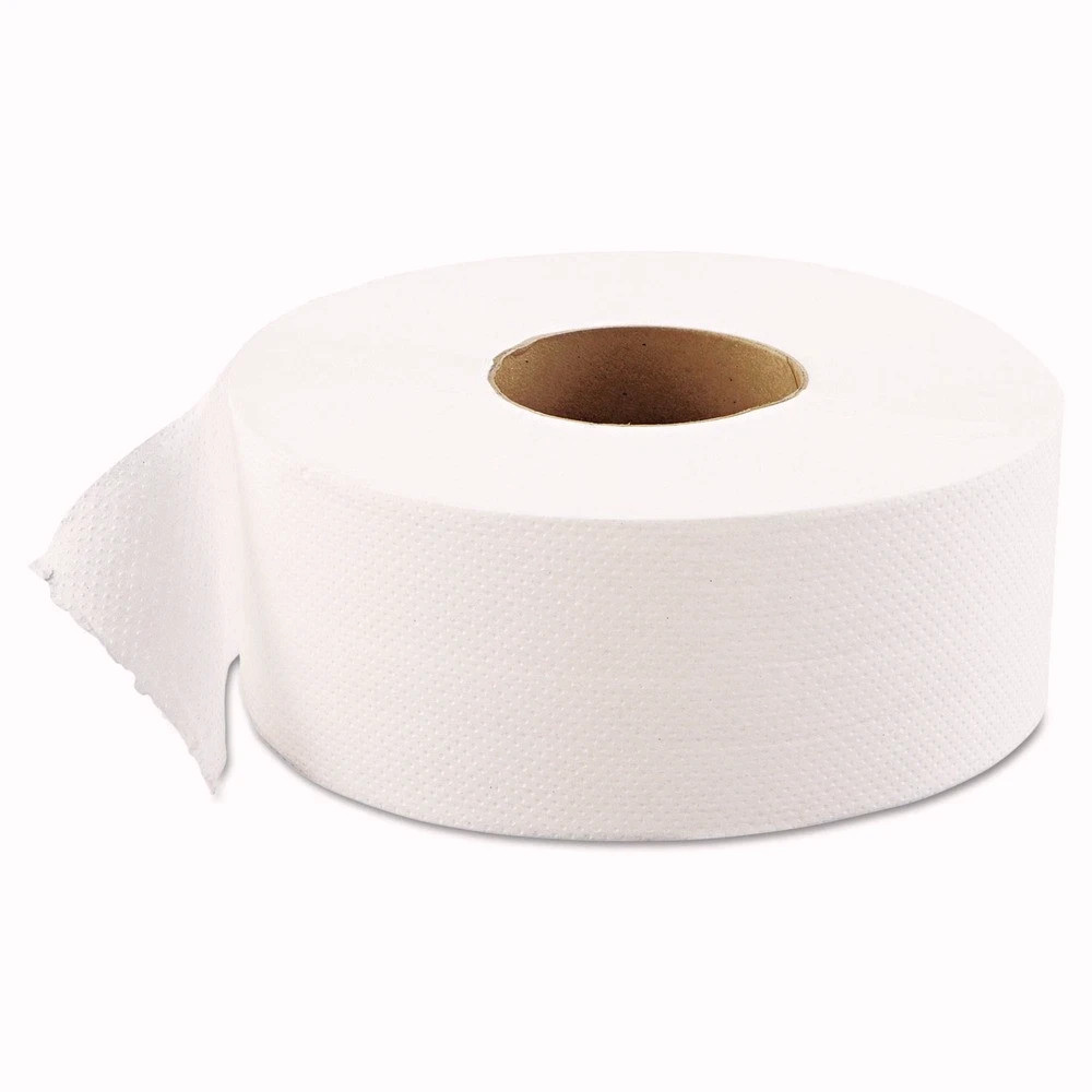 GEN 1511 3.3 in. x 1200 ft. 1-Ply JRT Jumbo Bath Tissue – White (12/Carton) New