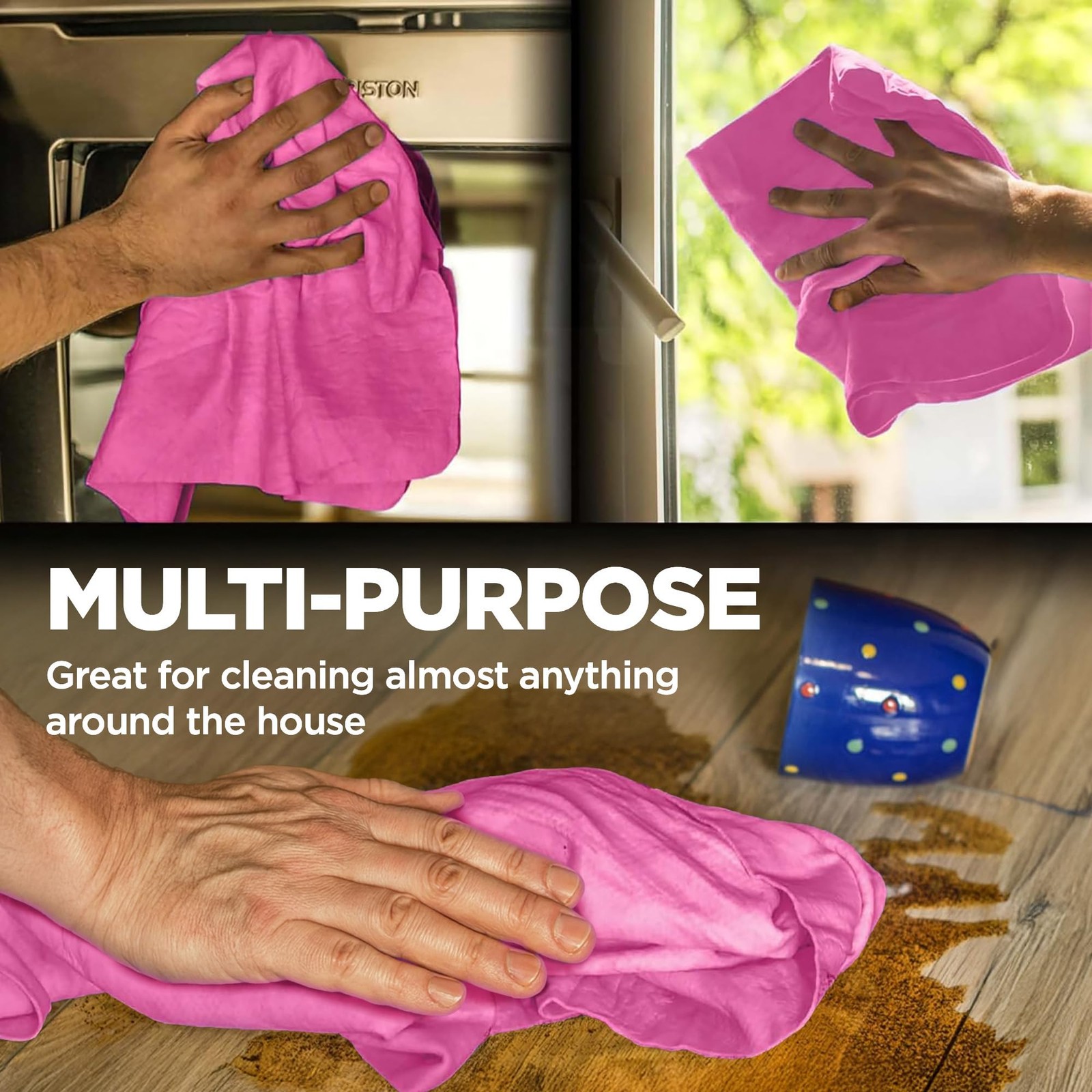 Super Absorbent Car Drying Shammy Cloth Towel – Scratch-Free, Reusable 26″x17″