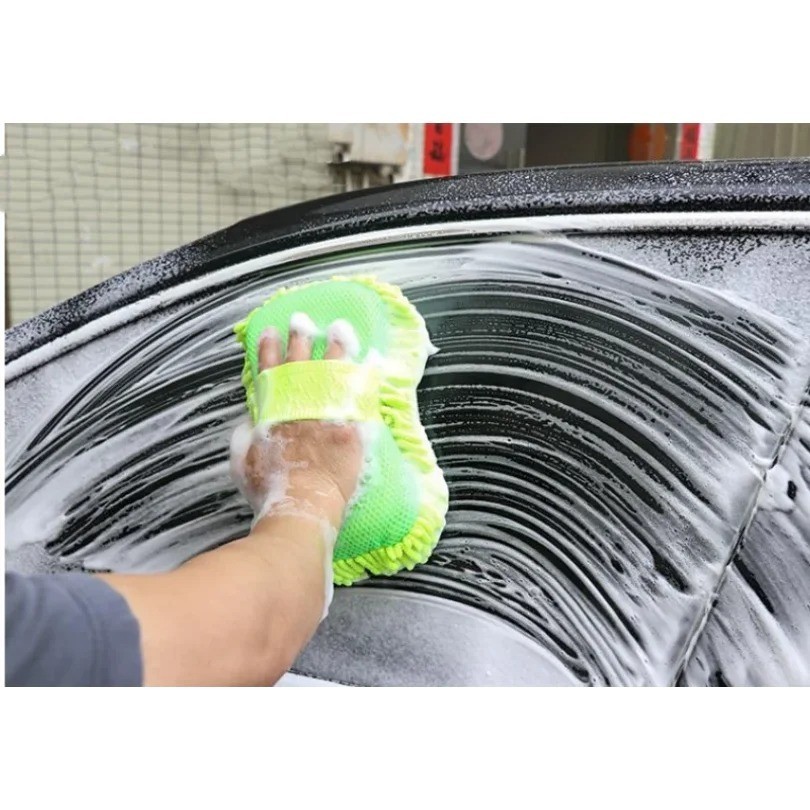 Microfiber Car Washer Sponge Cleaning Car Care Detailing Brushes Washing Towel