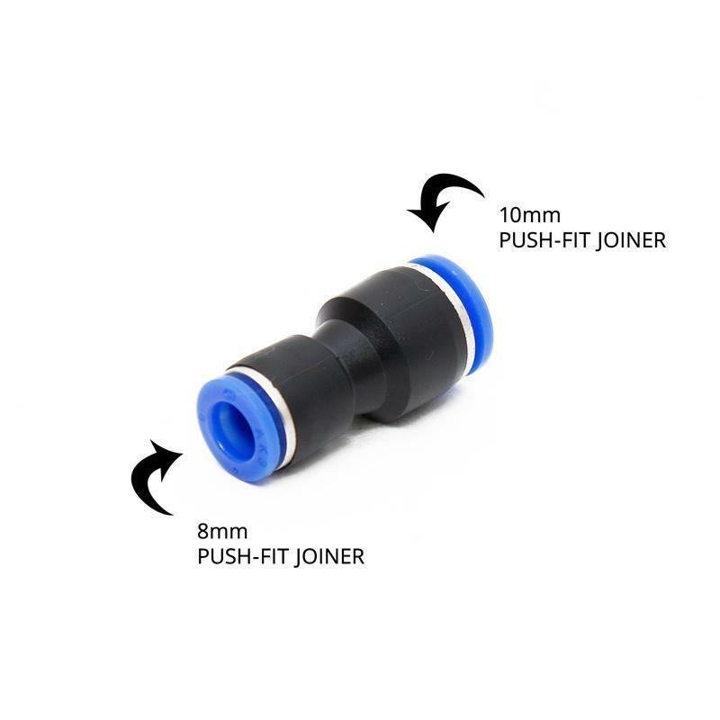 Push-Fit Straight 10mm to 8mm Joiner – For Water Fed Pole Tubing
