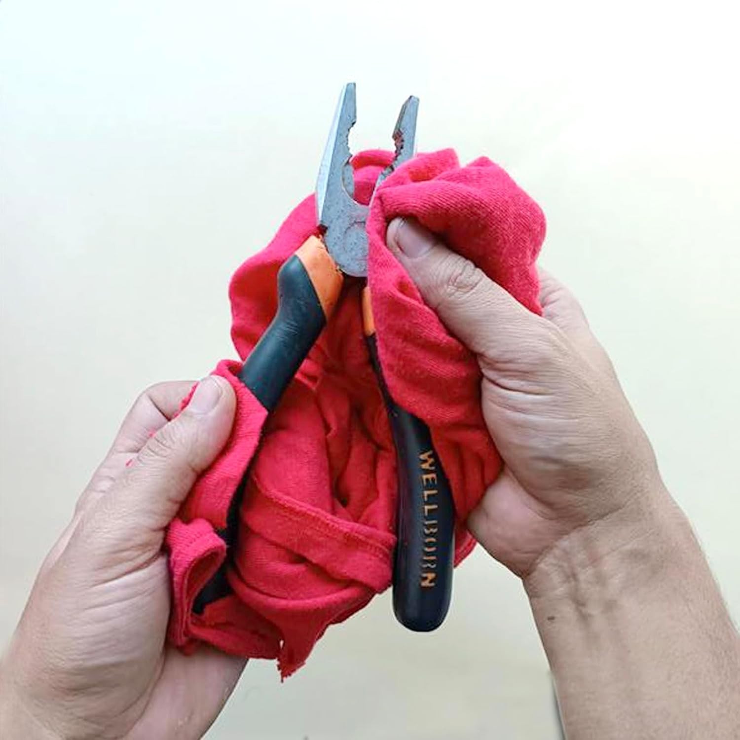 Knit T-Shirt Assorted Colors recycled premium Rags Bulk Bags Wiping Cleaning