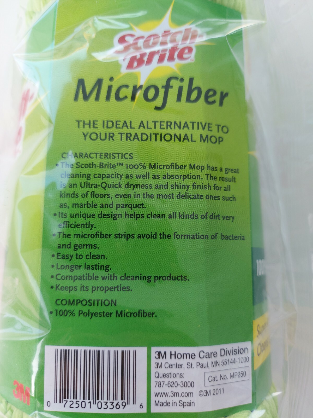 SCOTCH-BRITE MICROFIBERS FLOOR MOP HARDWOOD FLOOR *