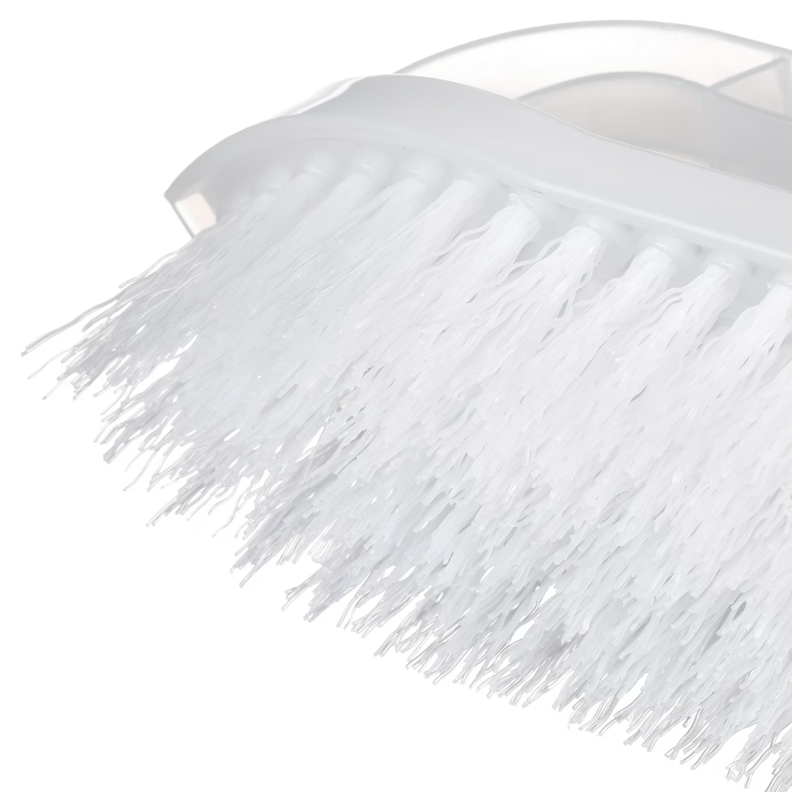 Great Value Iron Handle Multi-Purpose Cleaning Scrub Brush, White, 1 Count