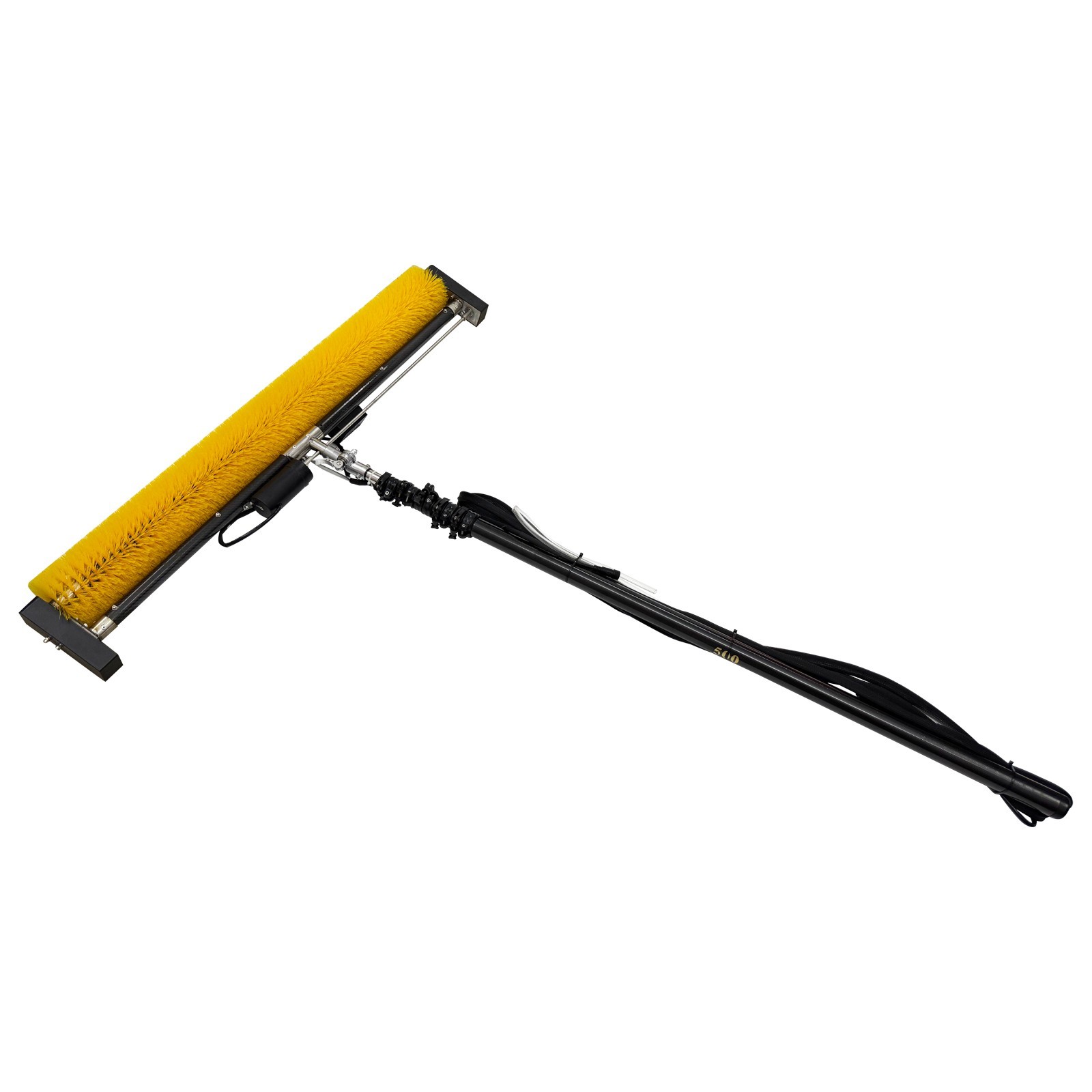Solar Panel Cleaning Brush Solar Panel Cleaner Roller Brush W/11.5ft Pole 110V