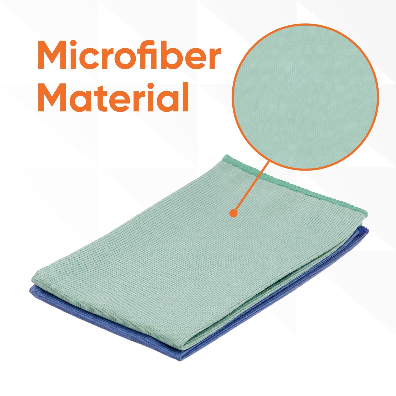 Microfiber Cloth Glass Cleaning Cloth for Mirror/Window Lint Free 6 Pack-Superio