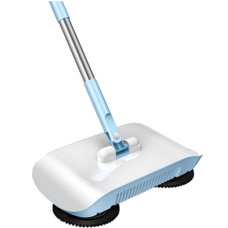 2x Wet/Dry Vacuum Cleaner Broom 180° Rotating Sweeping Mop Household Cleaning