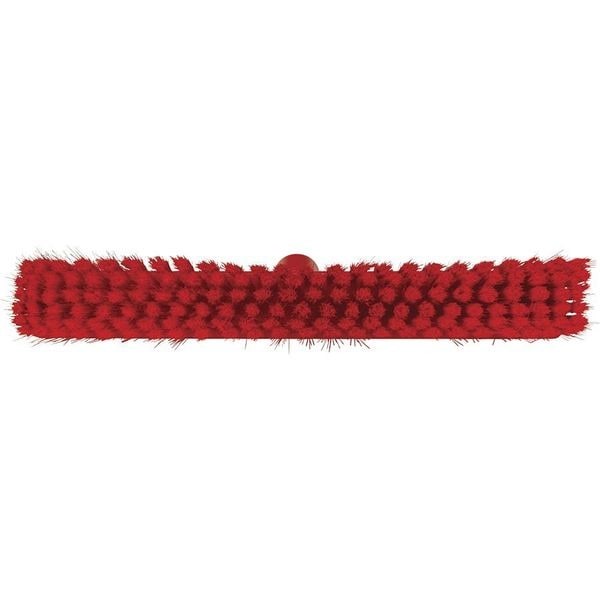 Vikan 31794 16 In Sweep Face Broom Head, Medium, Synthetic, Red