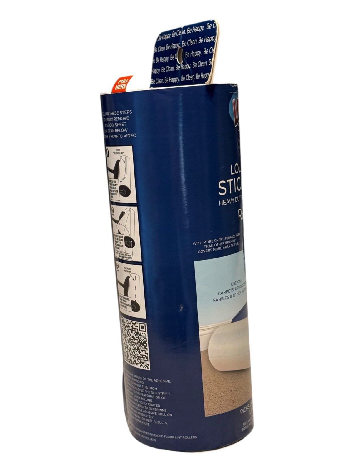 Lola Rola Sticky Mop Refills, 30 Large Adhesive Sheets for Giant Adhesive Roller