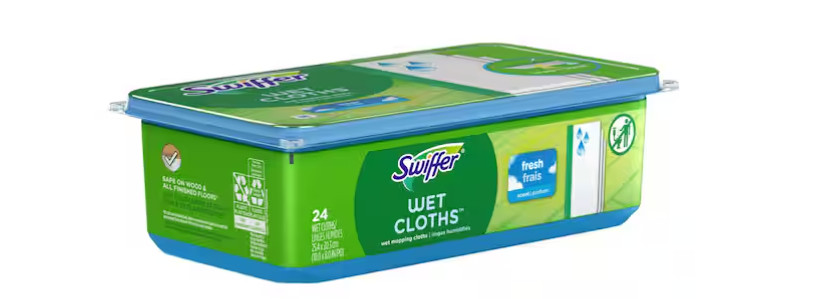 Sweeper Wet Cloth Refills with Open Window Fresh Scent (24-Count)