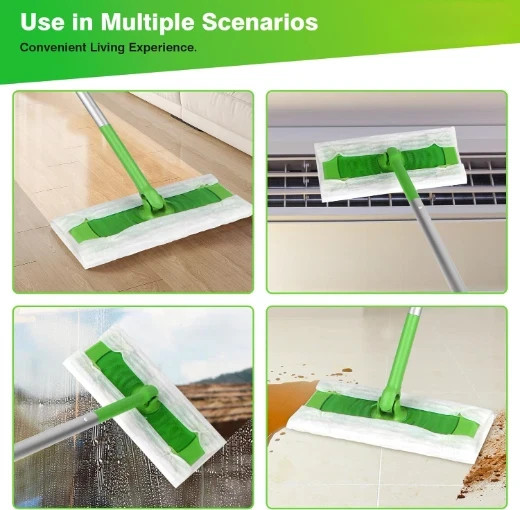 Dry Sweeping Cloths, 100 Count Mop Refill Compatible with Swiffer Sweeper – Disp