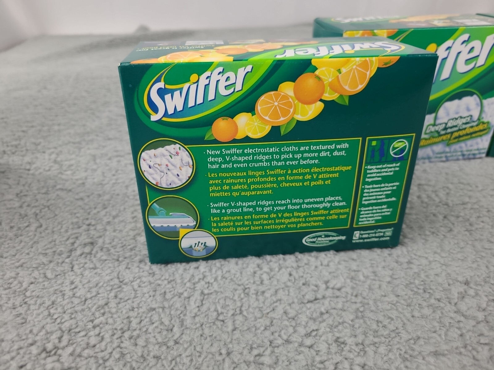 4x Swiffer Sweeper Fresh Citrus Scent Disposable Cloths New Discontinued 16 Ct