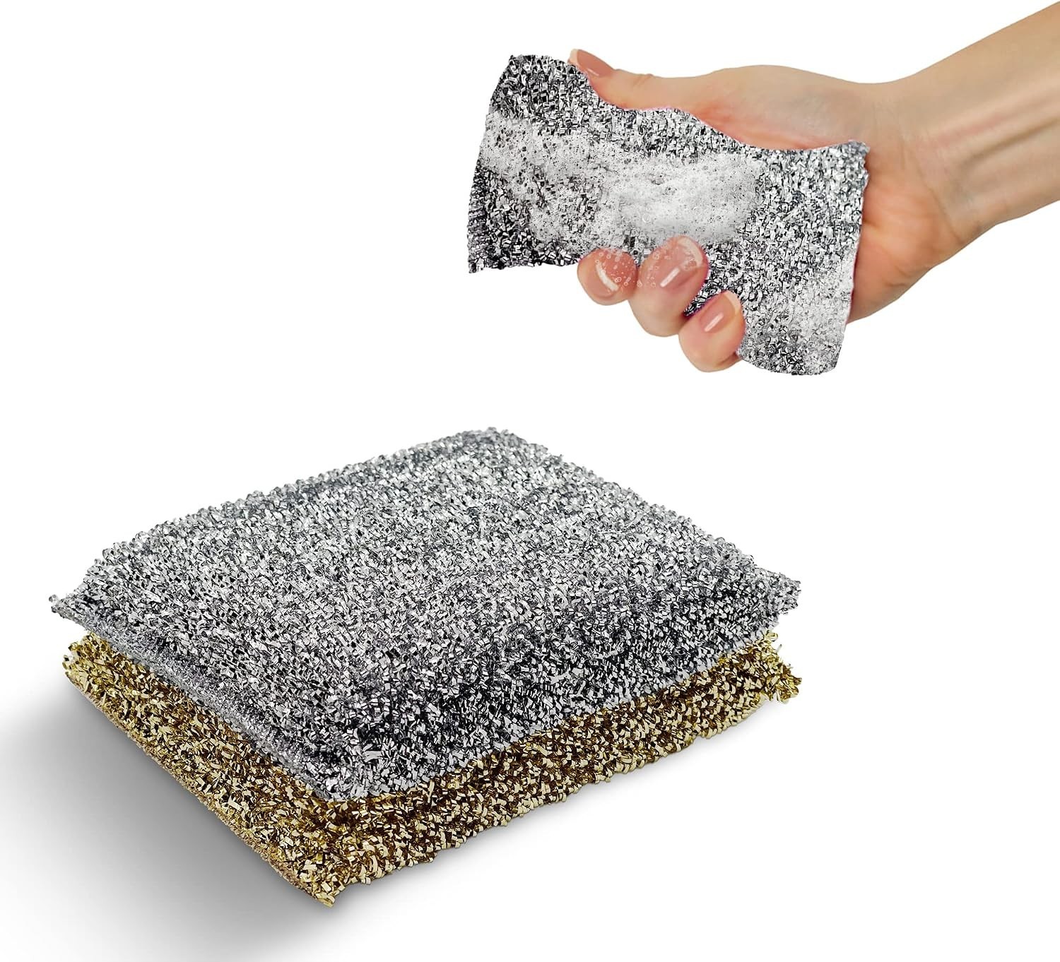 Perfect Scour 2 Pack Scrub Sponges for Kitchen – Multipurpose Non-Scratch Spo…