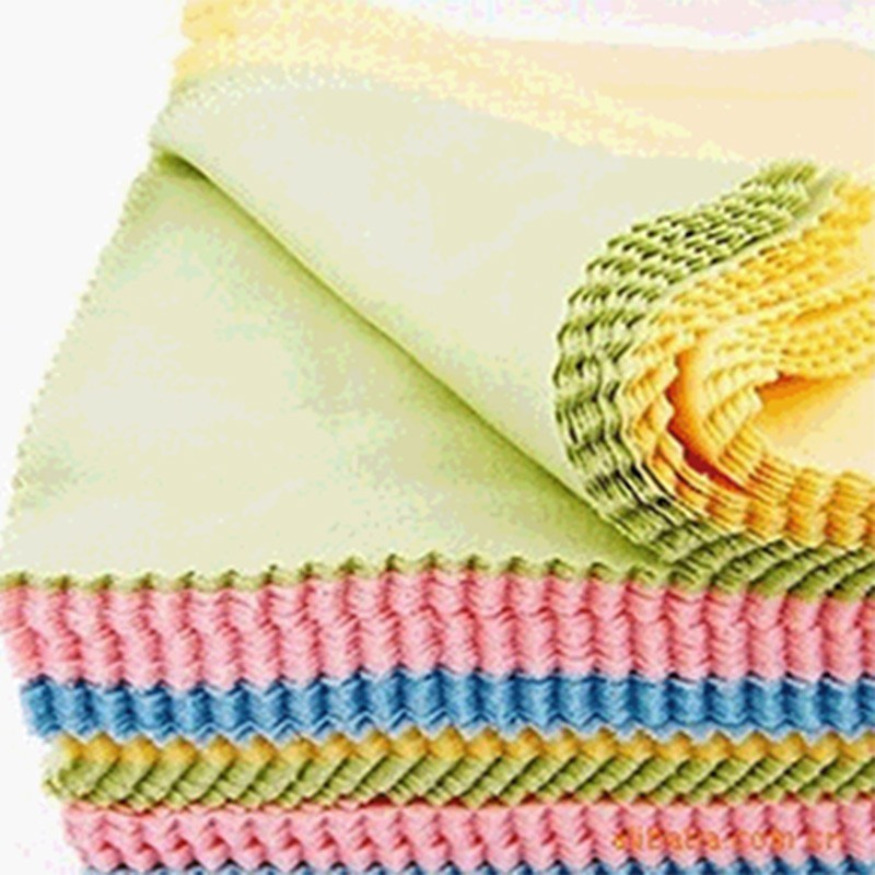100pcs Microfiber Glasses Cleaning Cloth Wipe Glasses Lenses Clean Dust 5″×5″