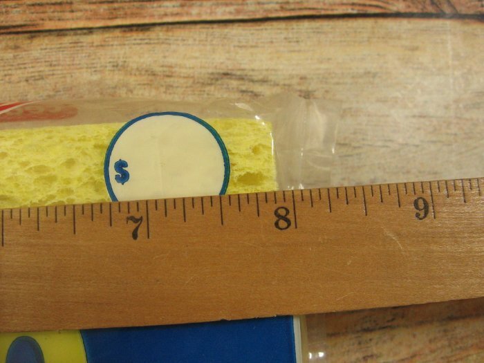 Vintage Ocedar JUMBO Sponge Mop Refill Lot NOS 8 x 3.75 in Qty 2 Rare HTF