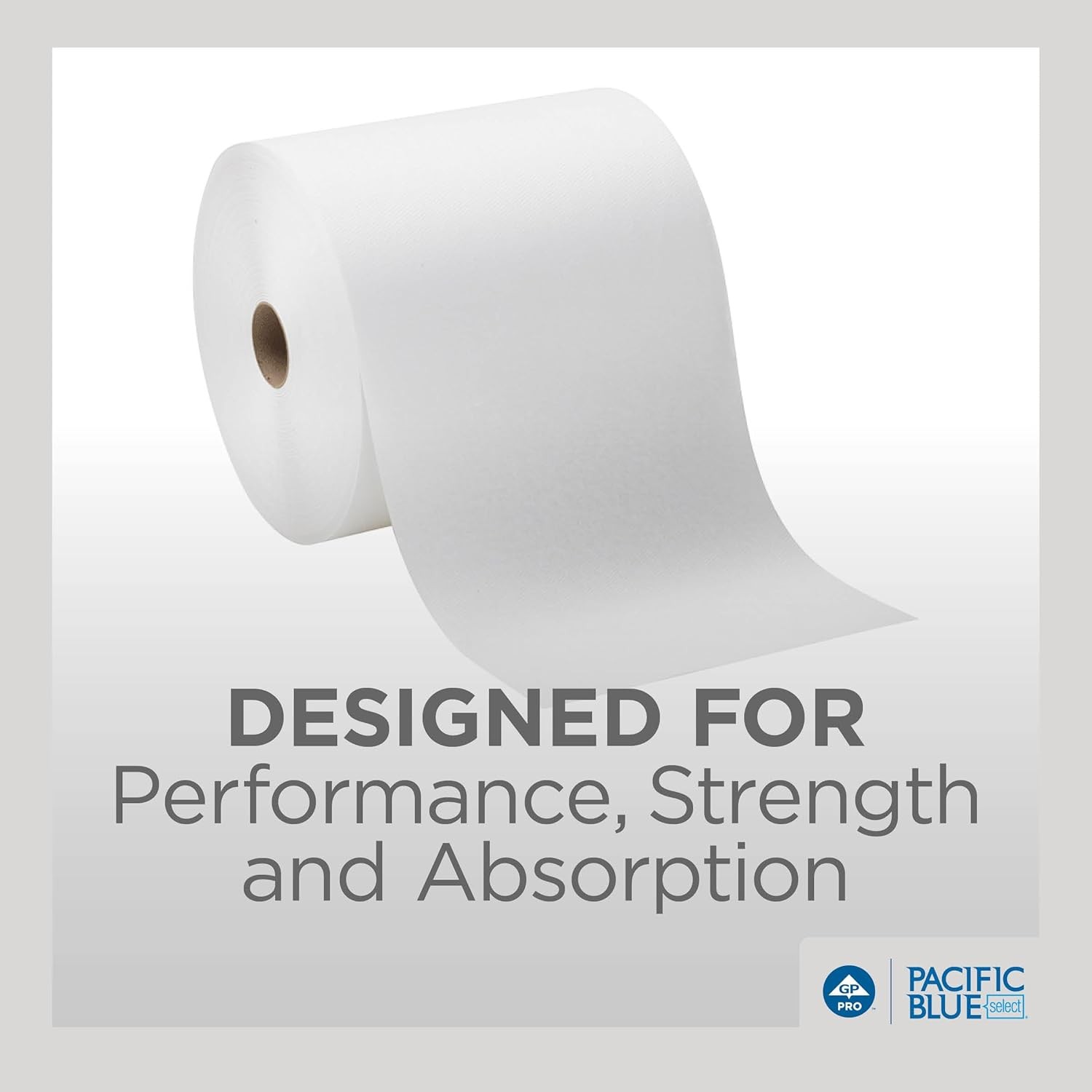 Pacific Blue Select 7.875″ Recycled Paper Towel Rolls by GP PRO, White, 26100,