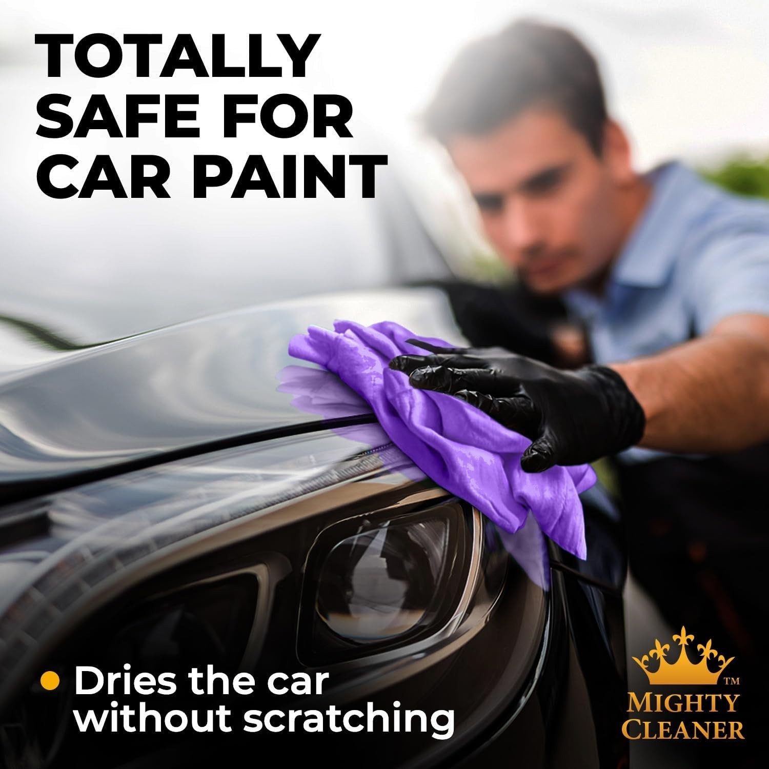 Scratch-Free 26”x17” Chamois Towel – Car Drying & Cleaning Solution