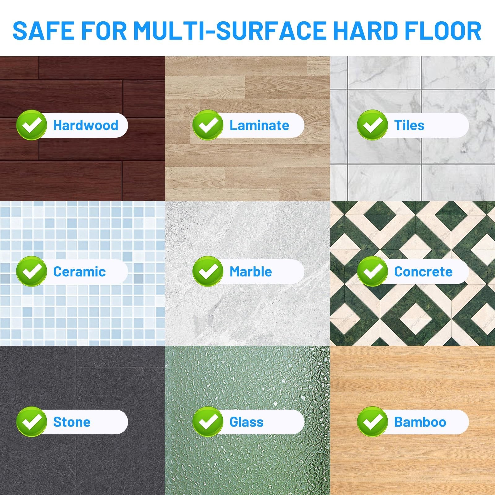 Spray Mop for Floor Cleaning – Wet Dry Mop with 4 Pads, 500ml Bottle, Pet Hair &