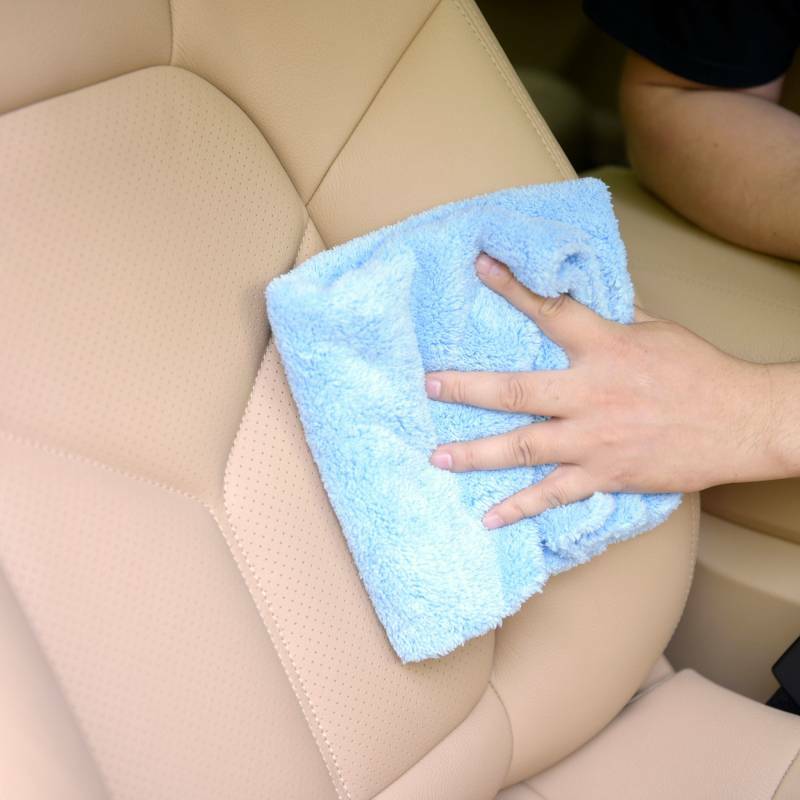 Super Thick Microfiber Plush Towel Cleaning No-Scratch Rag Polishing Detailing