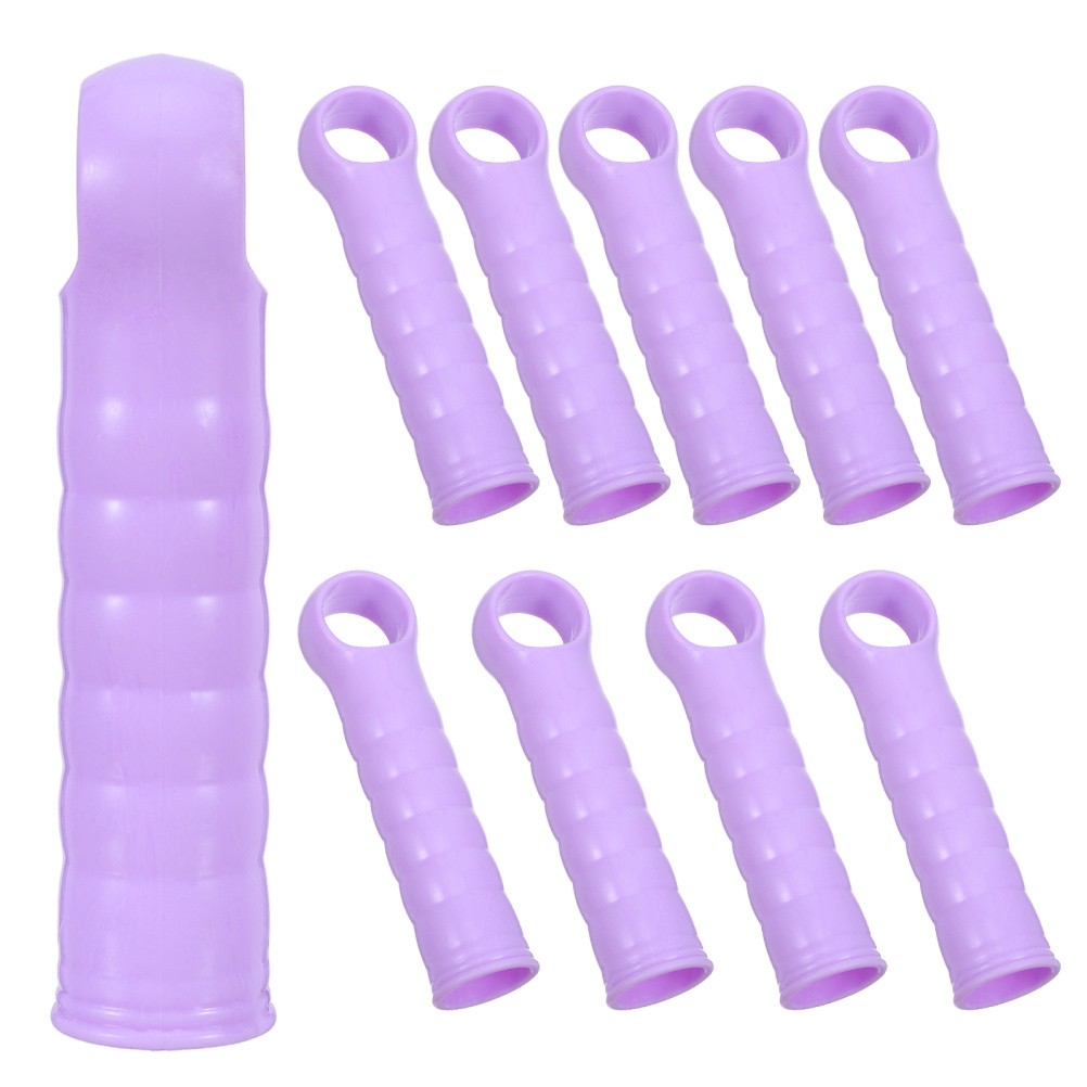 10 Pcs Mop Handle Cover Pole Replacement Broomstick Grip End Cap