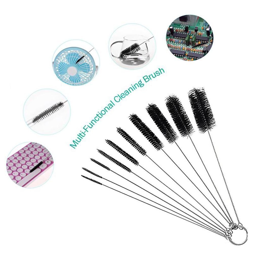 Nylon Brush Set Bottle Tube Pipe Straw Household Washing Cleaning Kitchen Strip