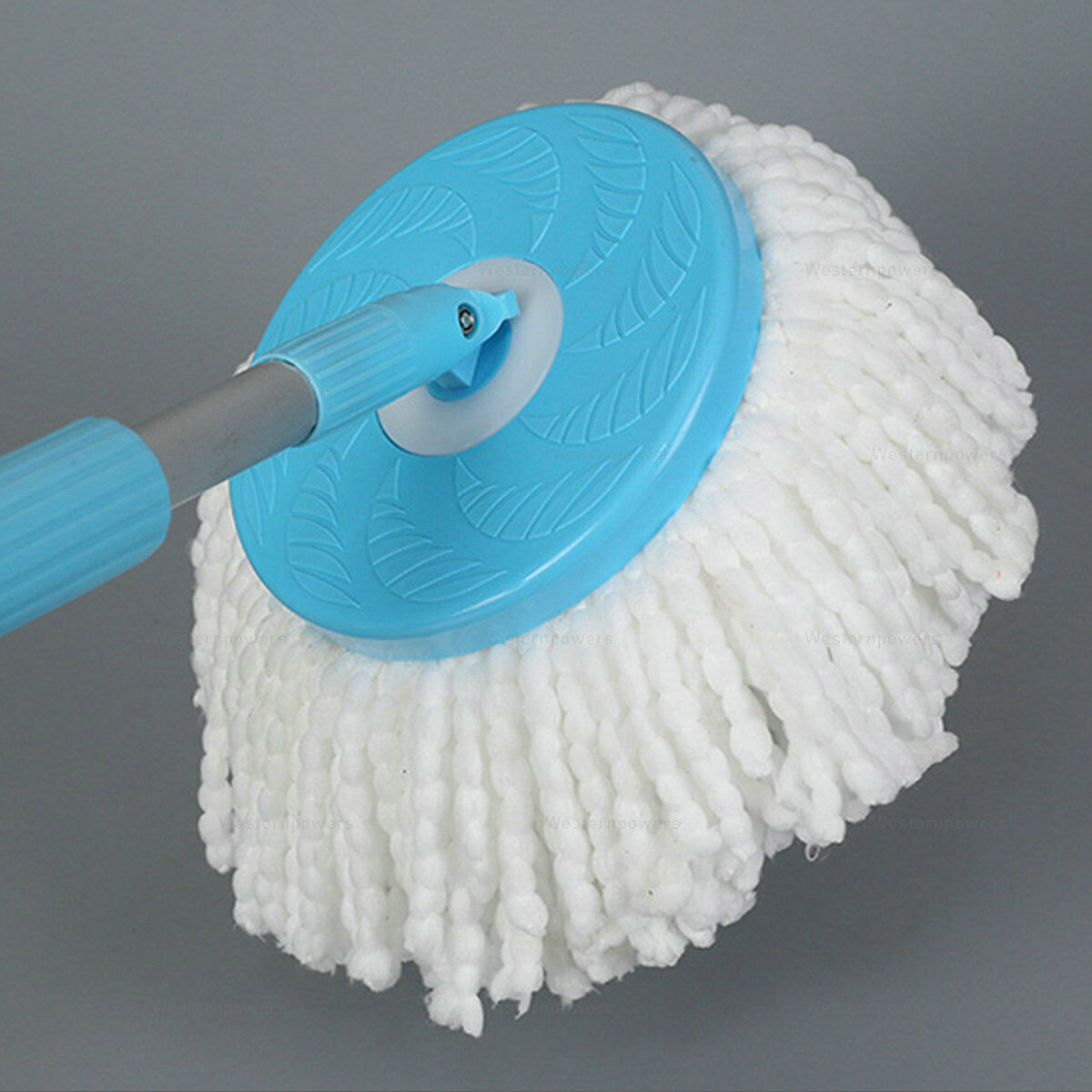 12 Pack 360° Spin Magic Mop Replacement Head Round Shape Standard Size Microfibe