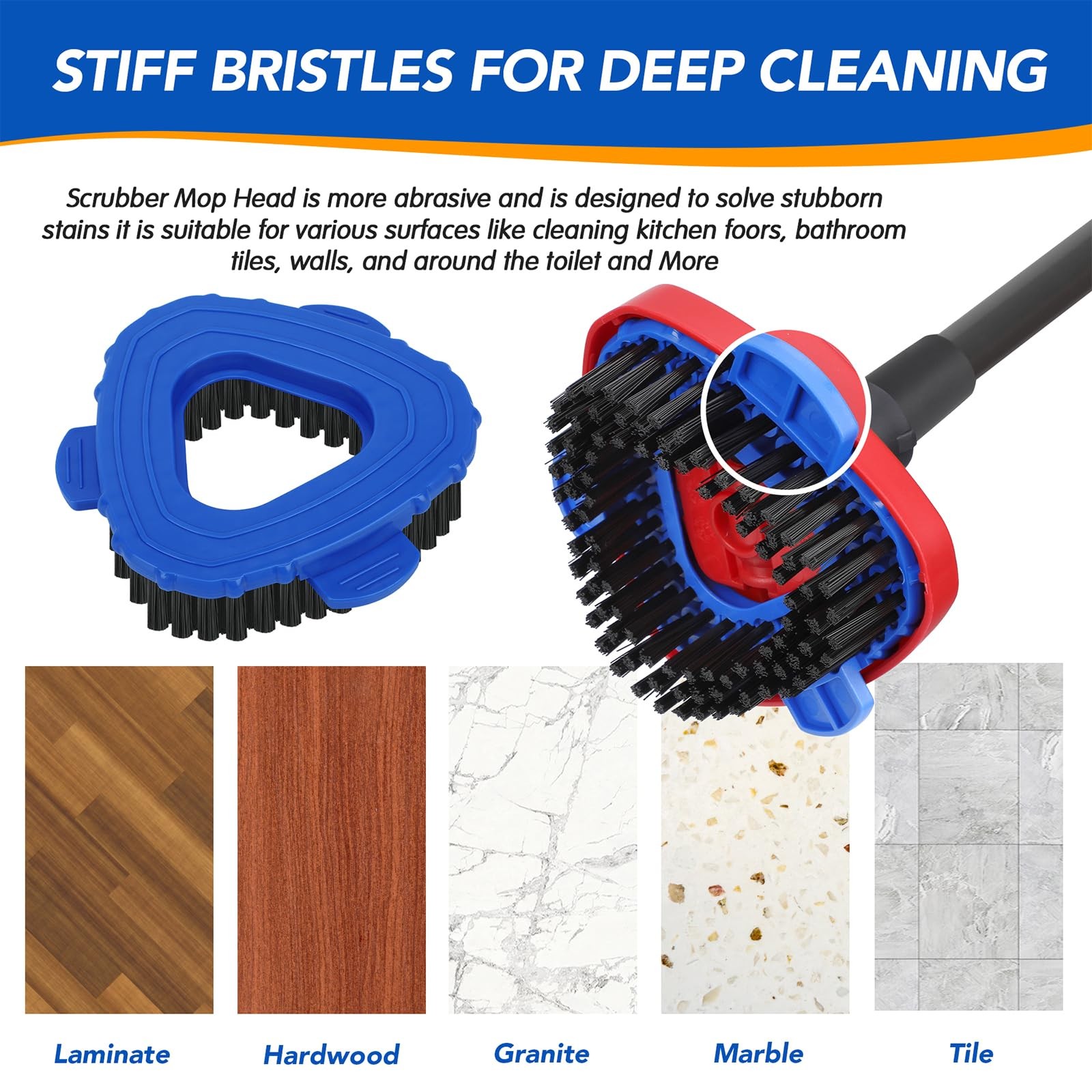 Replacement Microfiber Mop Head Easy Clean Wring Refill For O-Cedar Spin Mop