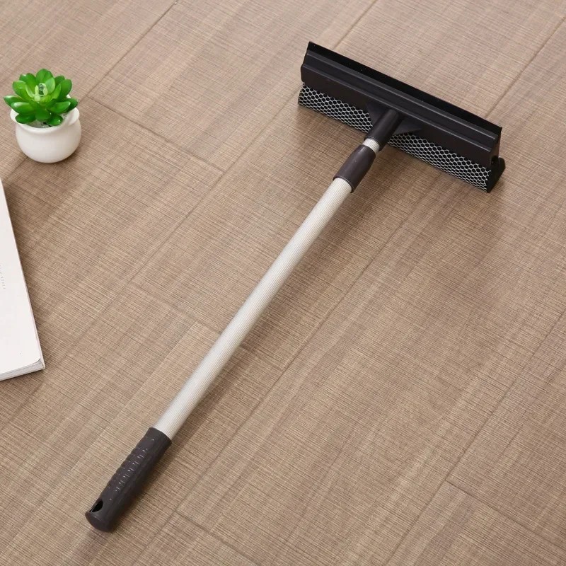 Squeegee Window Cleaner Car Home 2in1 Window Cleaning Tool Extension Pole 49’’