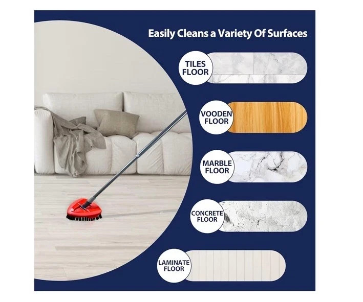 Spin Mop Scrub Brush Head for O Cedar Easy Wring 1-Tank System 2pack NEW