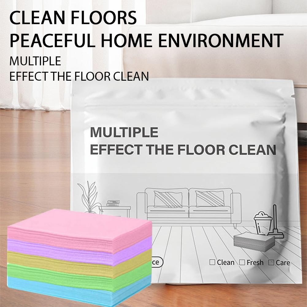 Water Soluble Floor Mopping Sheets for Hardwood Tile Laminate Marble Floors