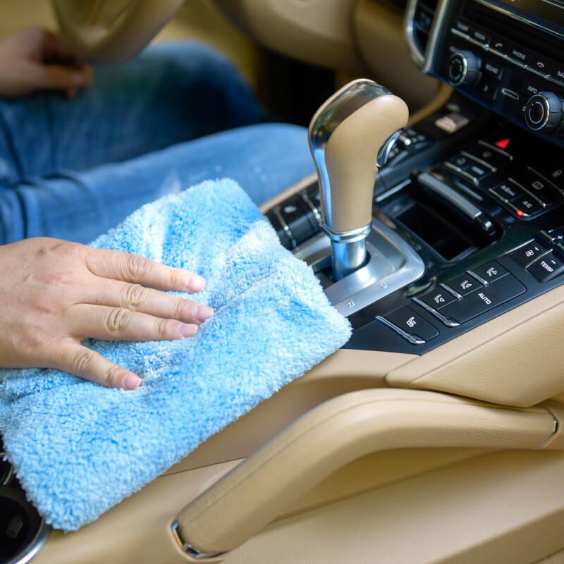 6 Pcs Edgeless Ultra Plush Microfiber Car Drying Towels Wash Buffing Detailing