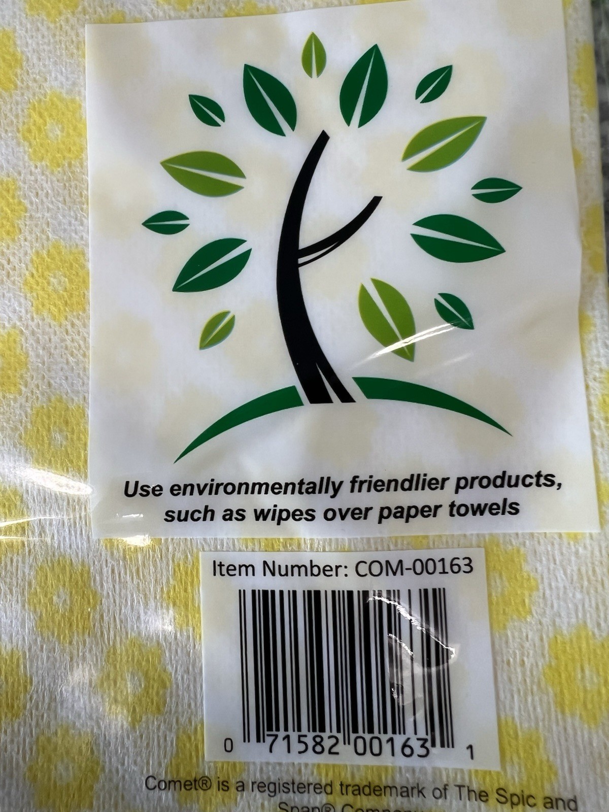 12 Comet Reusable Cloth Wipes All Purpose Lemon Scented (12″x22″) FAST FREE SHIP