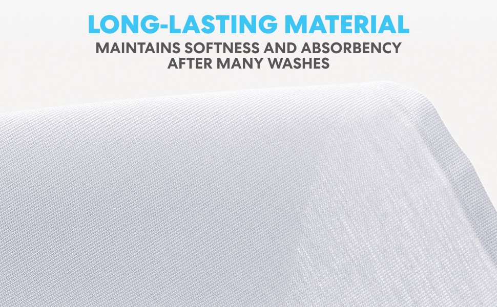 Simpli-Magic Flour Sack Kitchen Towels 24″x24″ (12 Pack) – 100% Cotton,