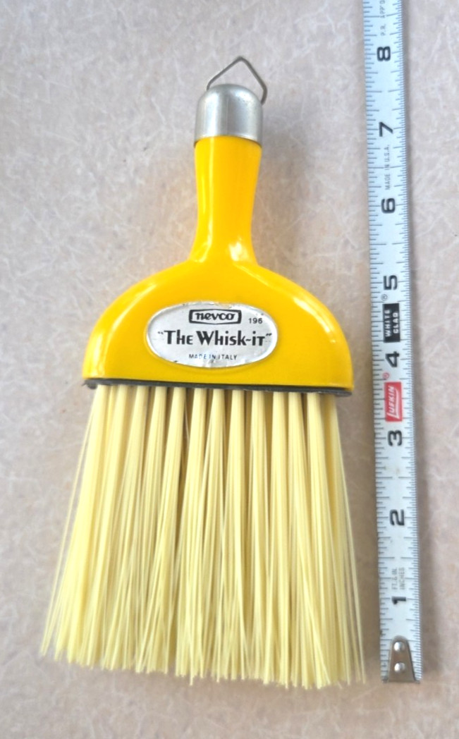 Vintage The Whisk-it Collectors 8 in. Broom by Nevco Model 196 ITALY