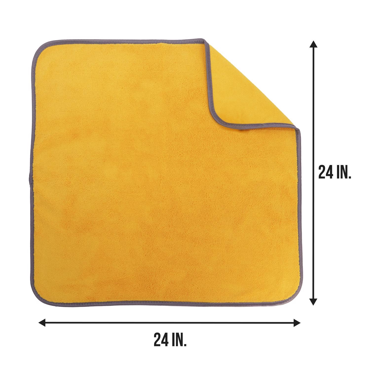 Viking 24 in. L X 24 in. W Microfiber Car Drying Towel 1 pk