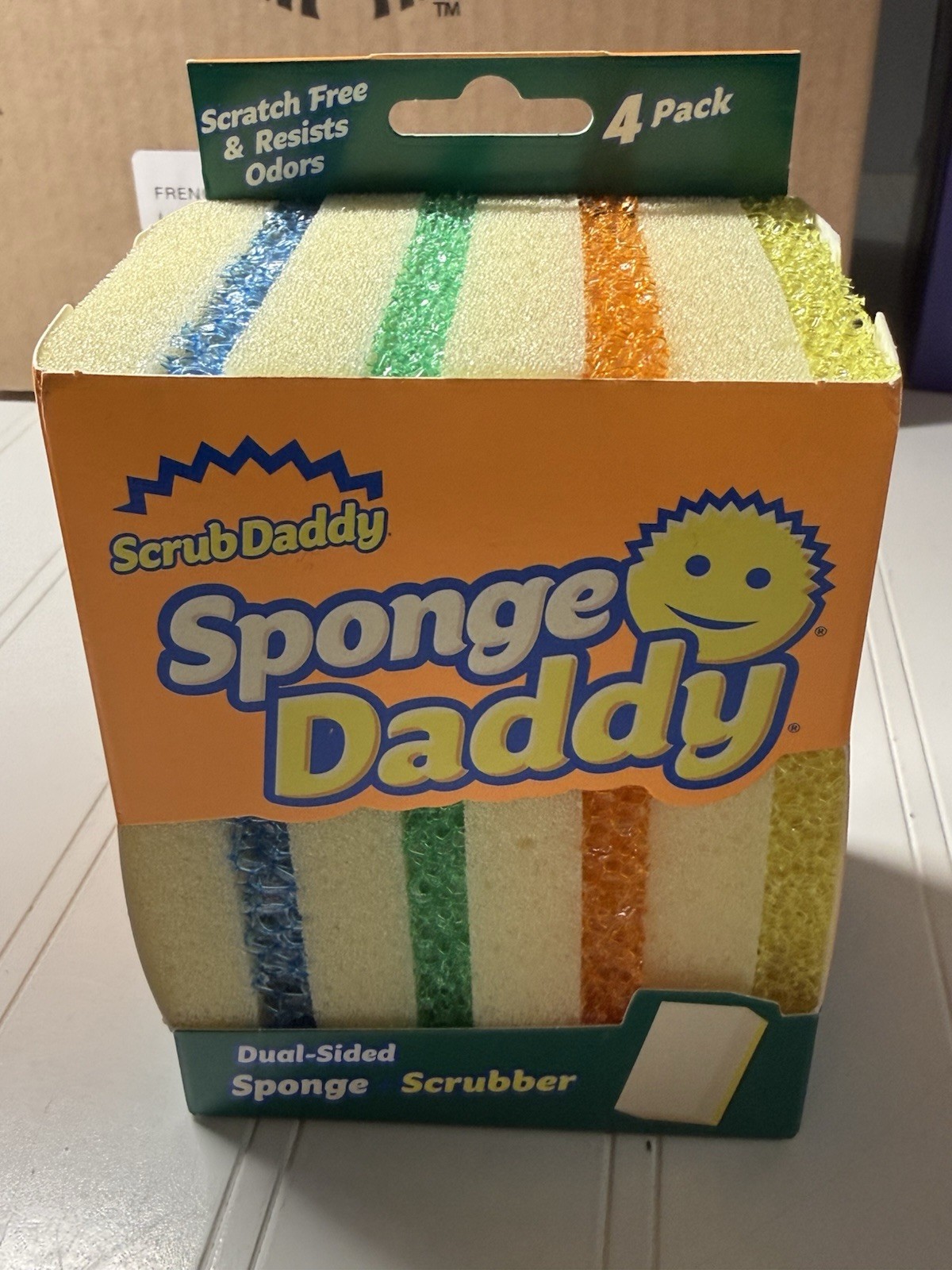 Scrub Daddy Sponge Daddy Dual Sided Lot of 2 Packs = 8 Sponges New in Package