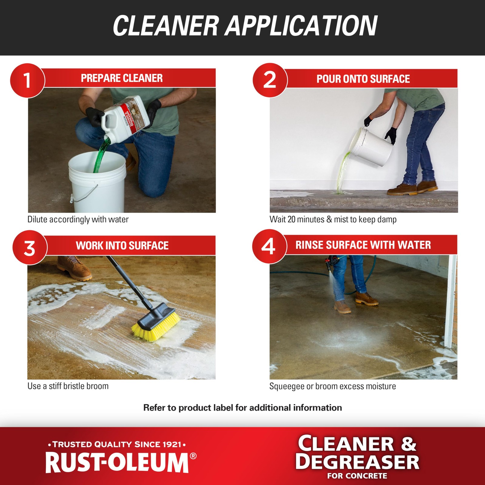 Rust-Oleum 301243 Cleaner and 128 Fl Oz (Pack of 1), & Degreaser