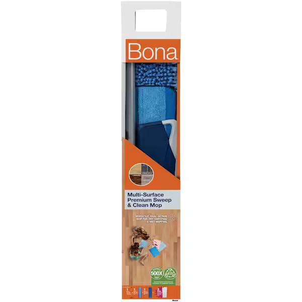 Bona Premium Microfiber Mop For Multi-Surface Floors With Telescoping Handle