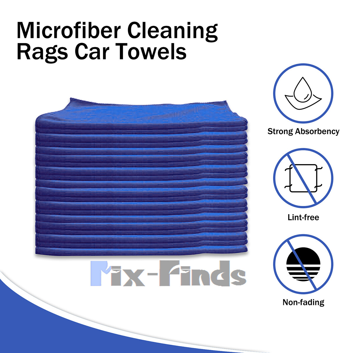 Microfiber Cleaning Cloth Towel Rag Car Polishing No Scratch Auto Detailing LOT