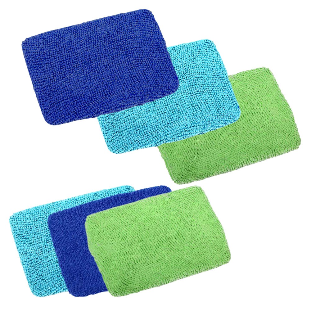 6Pcs Durable Microfiber Towels for Automotive Window and Rearview Mirror Care